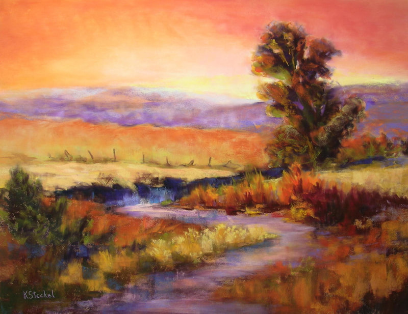 Kathy Steckel fine art painting in pastel and oil